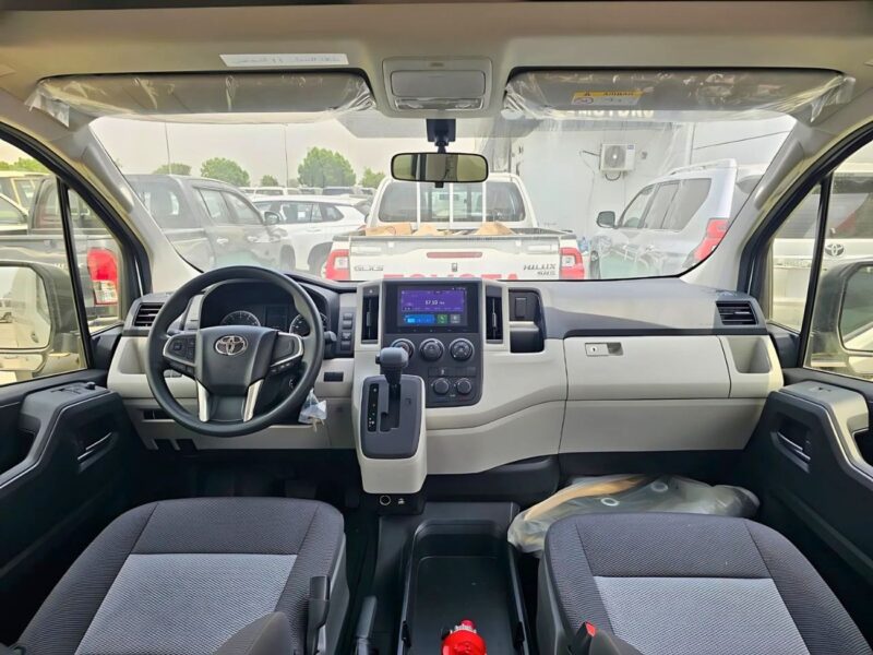 2026 Toyota Hiace DX PASSENGER 3.5 Litres V6 Petrol Engine AT White Grey Van GCC Specs