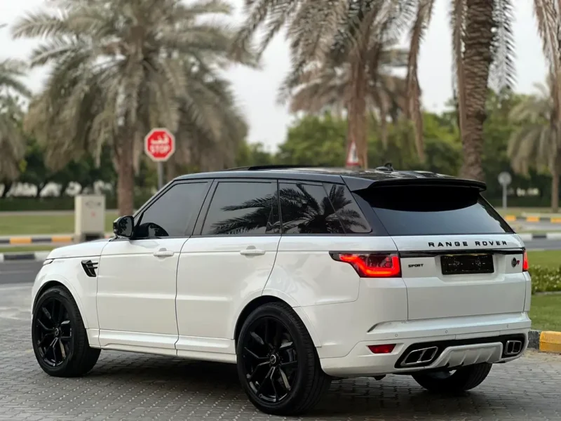 2015 Land Rover Range Rover Sport SVR 8 Cylinders Petrol Engine White Red SUV GCC Specs
