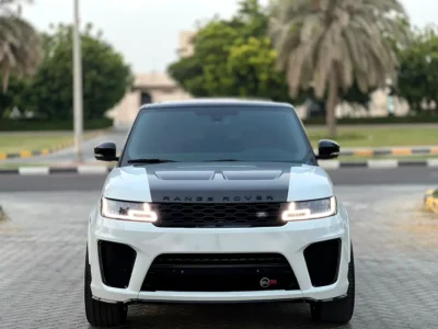 2015 Land Rover Range Rover Sport SVR 8 Cylinders Petrol Engine White Red SUV GCC Specs