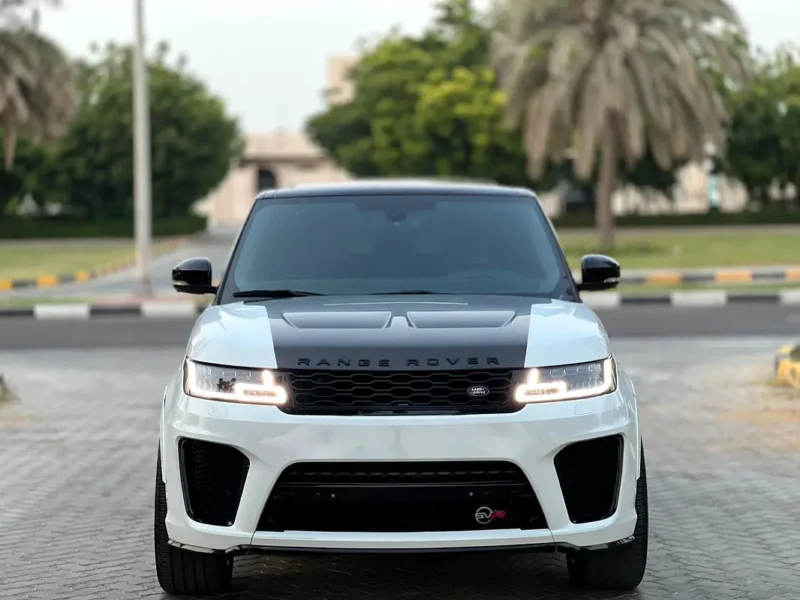 2015 Land Rover Range Rover Sport SVR 8 Cylinders Petrol Engine White Red SUV GCC Specs