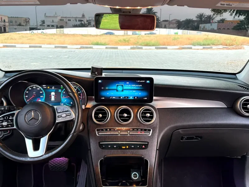 2020 Mercedes-Benz GLC 300 4MATIC 2.0L turbocharged Engine 4 Cylinders Engine Grey Red SUV