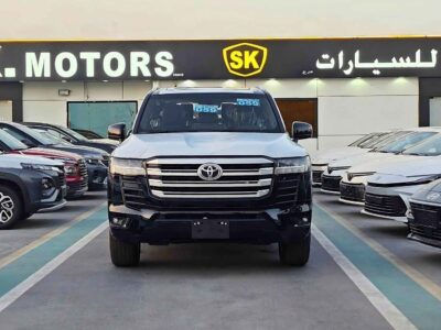 2025 Toyota Land Cruiser GXR 3.5 Litres Twin Turbo 6 Cylinders Petrol Engine Black SUV GCC Specs