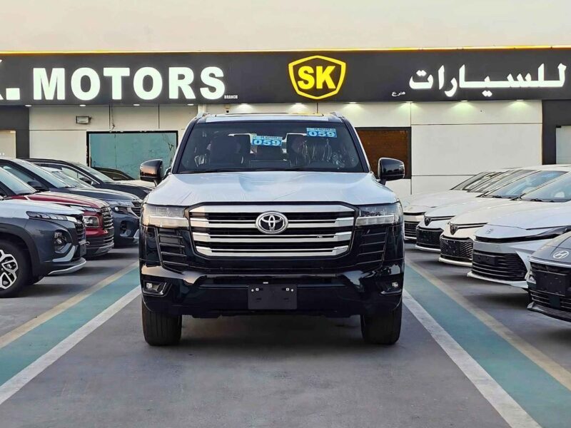 2025 Toyota Land Cruiser GXR 3.5 Litres Twin Turbo 6 Cylinders Petrol Engine Black SUV GCC Specs