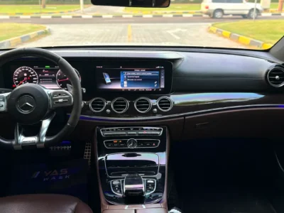 2020 Mercedes-Benz E-Class E 53 AMG 3.0L inline-6 Turbocharged Engine White Brown Sedan GCC