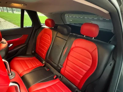 2020 Mercedes-Benz GLC 300 4MATIC 2.0L turbocharged Engine 4 Cylinders Engine Grey Red SUV