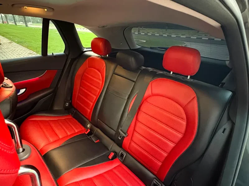 2020 Mercedes-Benz GLC 300 4MATIC 2.0L turbocharged Engine 4 Cylinders Engine Grey Red SUV