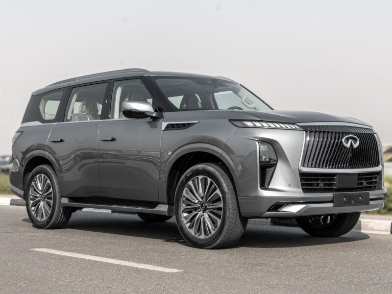 2026 Infiniti QX80 Sensory 3.5 Litres V6 Twin-Turbo Petrol Engine Grey Tan SUV GCC Specs