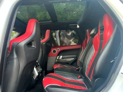 2015 Land Rover Range Rover Sport SVR 8 Cylinders Petrol Engine White Red SUV GCC Specs