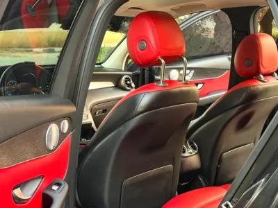 2020 Mercedes-Benz GLC 300 4MATIC 2.0L turbocharged Engine 4 Cylinders Engine Grey Red SUV