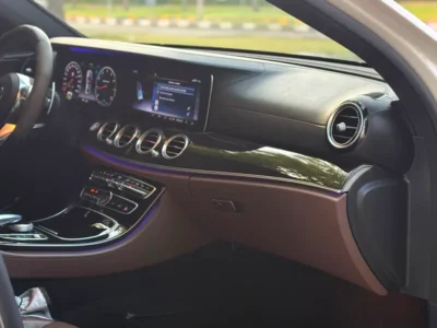 2020 Mercedes-Benz E-Class E 53 AMG 3.0L inline-6 Turbocharged Engine White Brown Sedan GCC