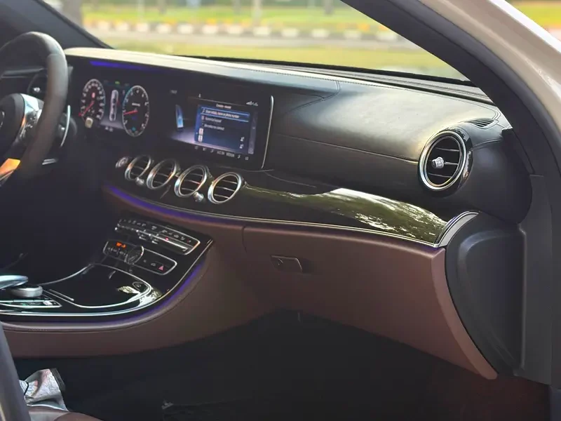 2020 Mercedes-Benz E-Class E 53 AMG 3.0L inline-6 Turbocharged Engine White Brown Sedan GCC