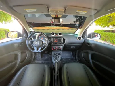 2016 Smart Fortwo Prime 3-cylinder Turbocharged Petrol Engine White Black Hatchback US Specs