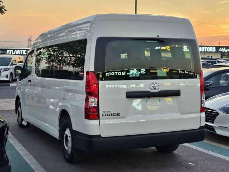 2026 Toyota Hiace DX PASSENGER 3.5 Litres V6 Petrol Engine AT White Grey Van GCC Specs