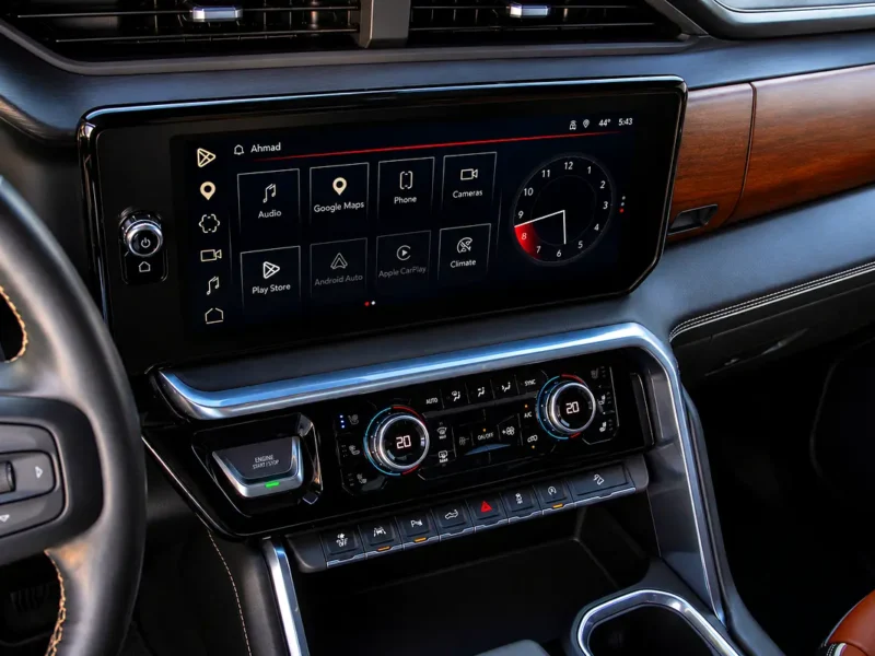 2023 GMC Sierra Denali 8 Cylinders Petrol Engine Black Brown Pickup Truck GCC Specs