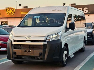 2026 Toyota Hiace DX PASSENGER 3.5 Litres V6 Petrol Engine AT White Grey Van GCC Specs