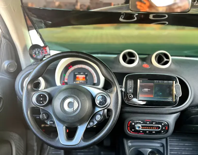 2016 Smart Fortwo Prime 3-cylinder Turbocharged Petrol Engine White Black Hatchback US Specs