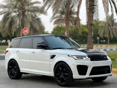 2015 Land Rover Range Rover Sport SVR 8 Cylinders Petrol Engine White Red SUV GCC Specs