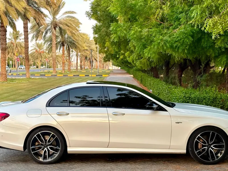 2020 Mercedes-Benz E-Class E 53 AMG 3.0L inline-6 Turbocharged Engine White Brown Sedan GCC