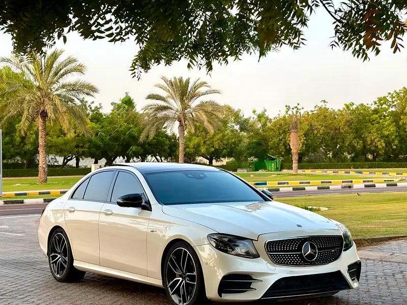 2020 Mercedes-Benz E-Class E 53 AMG 3.0L inline-6 Turbocharged Engine White Brown Sedan GCC
