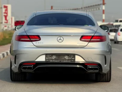 2018 Mercedes-Benz S-Class S 560 4MATIC 8 Cylinders Engine Silver Beige Coupe Mint Condition