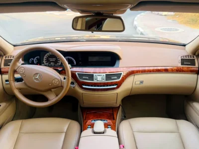 2009 Mercedes-Benz S-Class S 350L 6 Cylinders Petrol Engine Brown Beige Sedan Pristine Condition