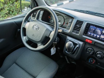 2026 Toyota Hiace Hi Roof 3-Seater Cargo Van 2.7L Dual VVT-i 4-Cylinder Engine White Grey Van