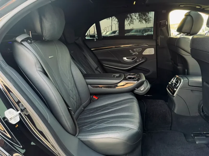 2014 Mercedes-Benz S-Class S 63 AMG 4MATIC 8 Cylinders Petrol Engine Black Sedan CLEAN TITLE
