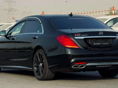 2014 Mercedes-Benz S-Class S 63 AMG 4MATIC 8 Cylinders Petrol Engine Black Sedan CLEAN TITLE