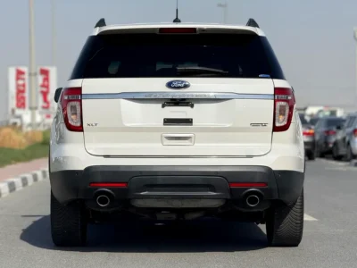 2014 Ford Explorer XLT 6 Cylinders Petrol Engine White Black SUV Neat and Clean Car