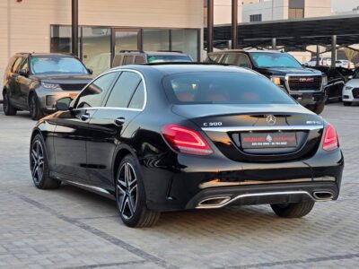 2020 Mercedes-Benz C 300 2.0-liter turbo 4-cylinder Petrol Engine Black Red Sedan Canadian Specs