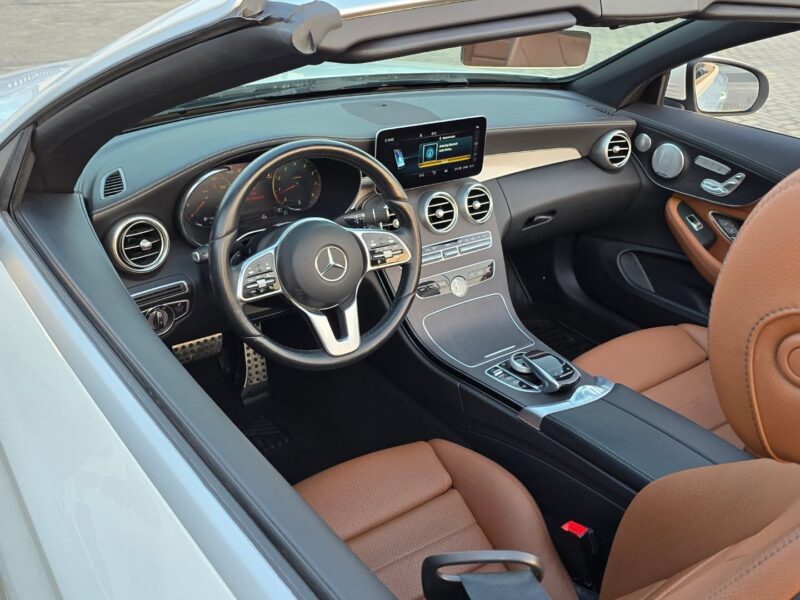 2023 Mercedes-Benz C300 4MATIC Coupe 2.0-liter turbocharged inline-4 White Brown US Specs