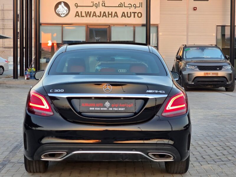 2020 Mercedes-Benz C 300 2.0-liter turbo 4-cylinder Petrol Engine Black Red Sedan Canadian Specs