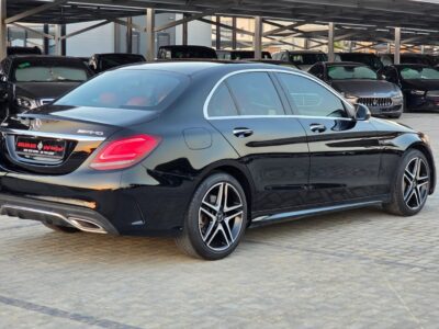 2020 Mercedes-Benz C 300 2.0-liter turbo 4-cylinder Petrol Engine Black Red Sedan Canadian Specs
