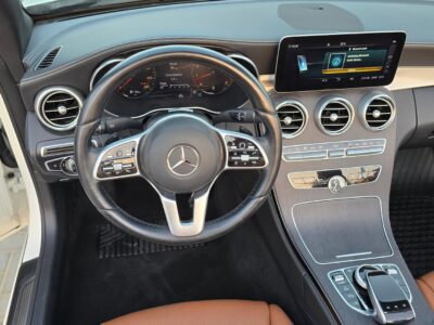 2023 Mercedes-Benz C300 4MATIC Coupe 2.0-liter turbocharged inline-4 White Brown US Specs