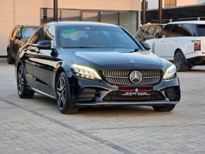 2020 Mercedes-Benz C 300 2.0-liter turbo 4-cylinder Petrol Engine Black Red Sedan Canadian Specs