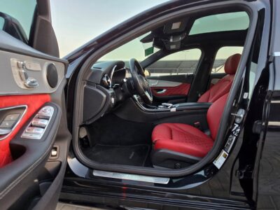 2020 Mercedes-Benz C 300 2.0-liter turbo 4-cylinder Petrol Engine Black Red Sedan Canadian Specs