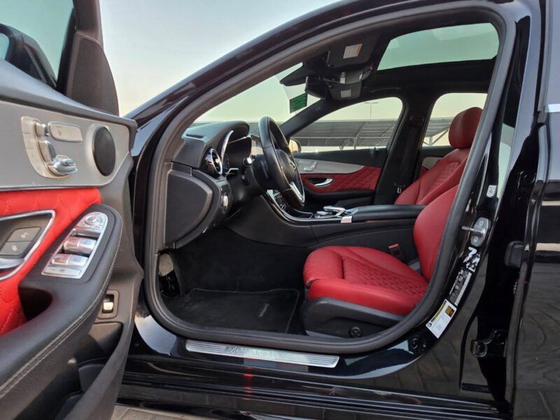 2020 Mercedes-Benz C 300 2.0-liter turbo 4-cylinder Petrol Engine Black Red Sedan Canadian Specs