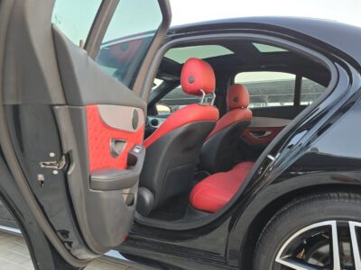 2020 Mercedes-Benz C 300 2.0-liter turbo 4-cylinder Petrol Engine Black Red Sedan Canadian Specs