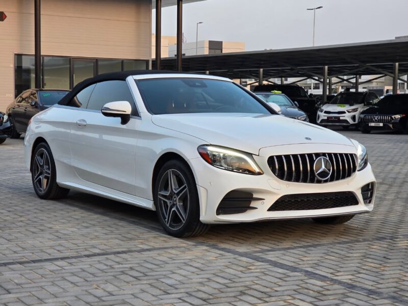 2023 Mercedes-Benz C300 4MATIC Coupe 2.0-liter turbocharged inline-4 White Brown US Specs