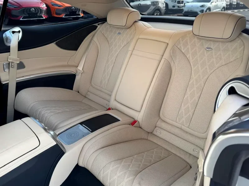 2018 Mercedes-Benz S-Class S 560 4MATIC 8 Cylinders Engine Silver Beige Coupe Mint Condition
