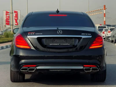 2014 Mercedes-Benz S-Class S 63 AMG 4MATIC 8 Cylinders Petrol Engine Black Sedan CLEAN TITLE