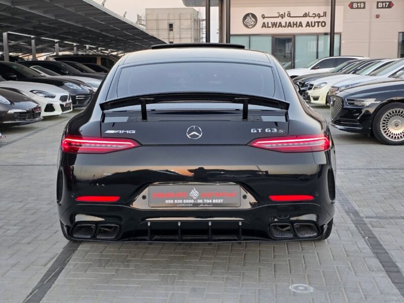 2020 Mercedes-Benz AMG GT 63 S 4MATIC+ 4.0-liter twin-turbocharged V8 Black Brown Sedan
