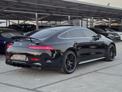2020 Mercedes-Benz AMG GT 63 S 4MATIC+ 4.0-liter twin-turbocharged V8 Black Brown Sedan
