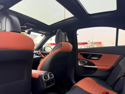 2023 Mercedes-Benz C-Class C43 AMG 4MATIC 4 Cylinders Engine Black Brown Sedan CLEAN TITLE