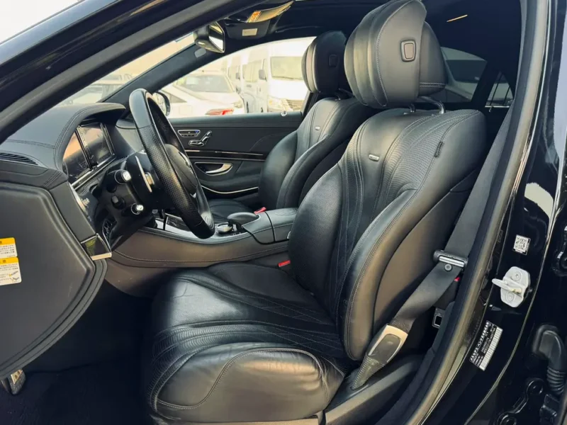 2014 Mercedes-Benz S-Class S 63 AMG 4MATIC 8 Cylinders Petrol Engine Black Sedan CLEAN TITLE