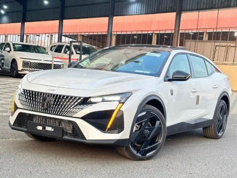 2024 Peugeot 408 1.6L Turbo PureTech 4 Cylinders Petrol Engine White Blue Sedan GCC