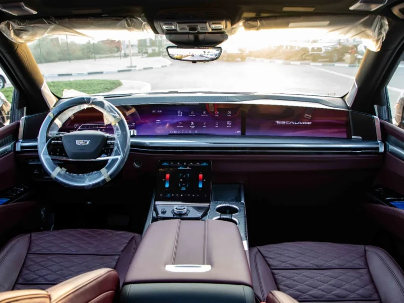 2025 Cadillac Escalade SPORT Onyx Pack 6.2L V8 Naturally Aspirated Black Burgundy SUV GCC