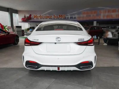 2026 MG 5 Global Luxury Edition 1.5L Naturally Aspirated 4-Cylinder Engine White Black Sedan