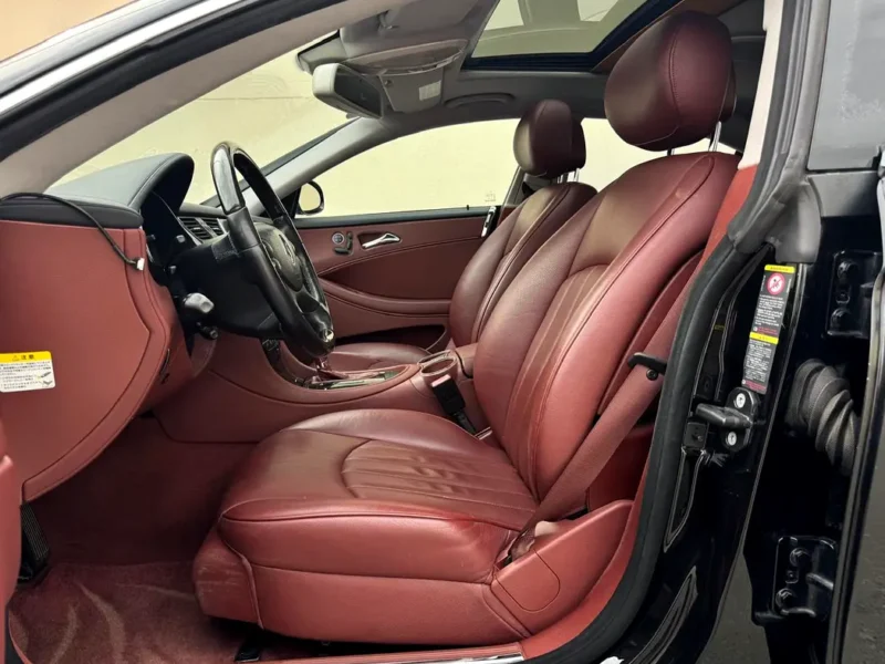 2008 Mercedes-Benz CLS-Class CLS 350 6 Cylinders Petrol Engine Black Red Sedan CLEAN TITLE