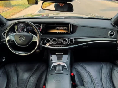 2014 Mercedes-Benz S-Class S 63 AMG 4MATIC 8 Cylinders Petrol Engine Black Sedan CLEAN TITLE